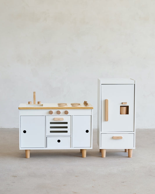 The Play Kitchen + Fridge